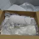 OYEARS 22.5" Table Lamp for Living Room,Retro Farmhouse Lamps for Nightstands Boho Bedroom Lamps Set of 2,with USB A+C Charging Ports,Beige and Brown