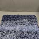 Arotive Microfiber Bathroom Rugs, Shaggy Soft and Absorbent Bath Rug, Non-Slip, Thick Plush Machine Washable Dry Bath Mats for Bathroom, Tub and Shower, 30x20, Blue