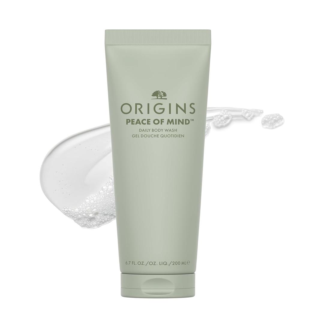 Origins Peace of Mind Daily Body Wash | Cleanses Skin & Awakens Your Senses| With Our Signature Scent of Peppermint, Basil and Eucalyptus, 6.7 Fl Oz