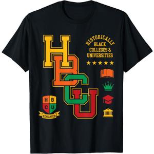 HBCU Historically Black Colleges Universities Grad Alumni T-Shirt, Large