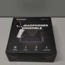 Swiitech Wireless Headphones for TV Watching with Charging Dock, 45H Playtime, Bluetooth 5.3, Clear Voice, No Audio Delay, Plug & Play Over-Ear Headset for Seniors (Black)