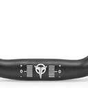 25.4 Bike Handlebar - 30mm, 55mm, 70mm, 90mm,120mm Riser Handlebar - 620mm Aluminium Alloy Mountain Bike Bicycle Handlebars (25.4-50mm Rise)