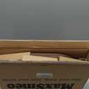 MaxSmeo Side Table, 3-Tier Small End Table, Modern Oval Night Stand Accent Table for Living Room, Bedroom, Rustic Brown