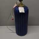 Deep Blue Antique Brass Table Lamp