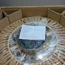 20" Boho Caged Fandelier with Lights Flush Mount Rattan Ceiling Fan with Lights and Remote Control, Enclosed 6 Speeds Low Profile Fan Light for Bedroom, Living Room, Kitchen