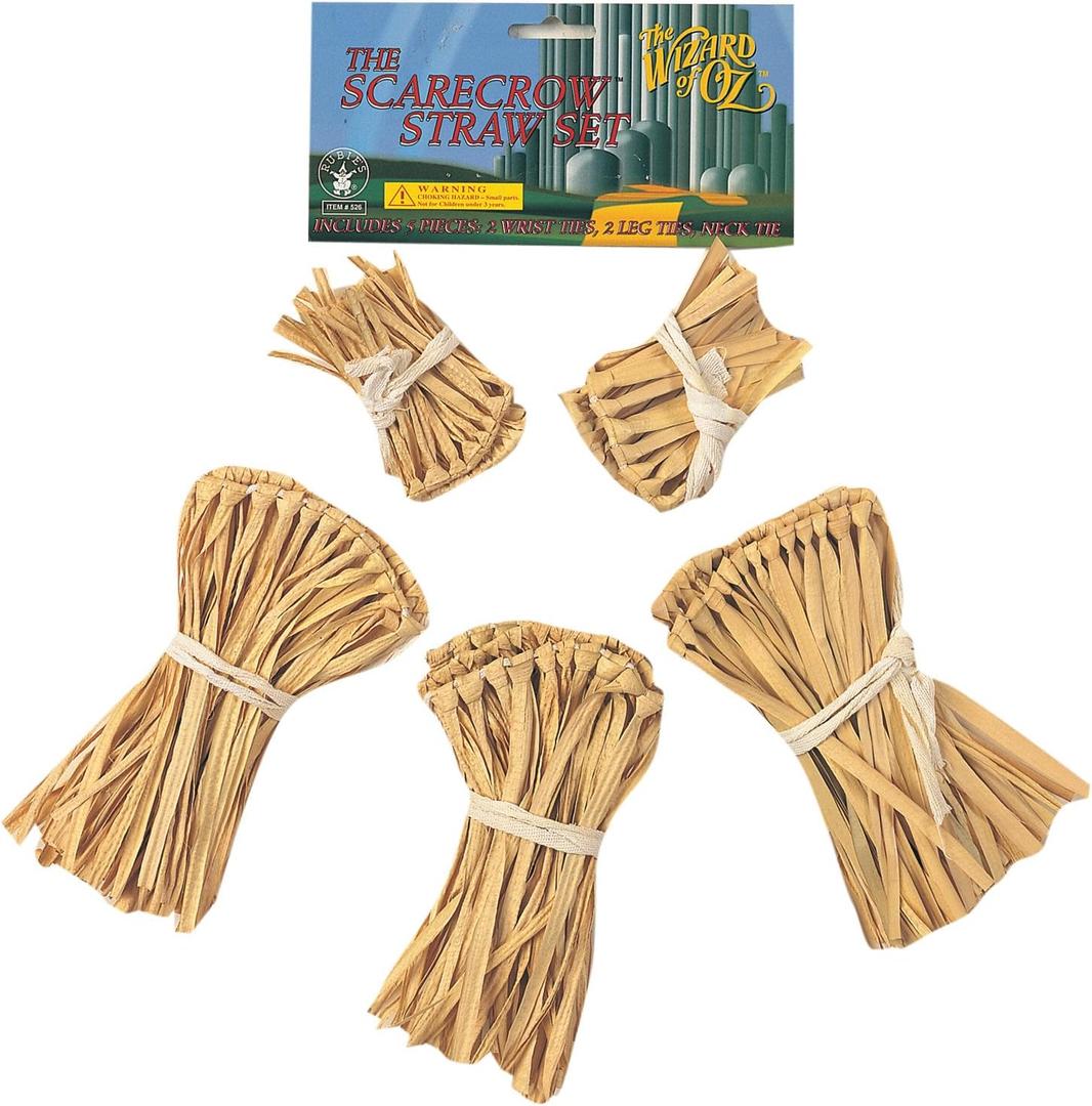 Rubies The Wizard of Oz: Scarecrow Straw Accessory Kit for Kids or Adults, Unisex No Size