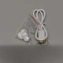 JVC HAD5TW Ultra-Compact IE Bluetooth Earbuds, True Wireless with Charging Case (Coconut White)