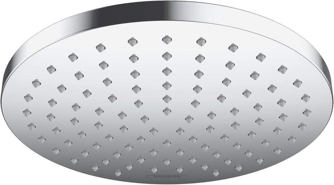hansgrohe Vernis Blend 8-inch 1-Spray Fixed Shower Head, Full in Chrome, 2.5 GPM, 26271001