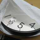 Wall Clock Analog 16 Inch Black Battery Operated Silent Clock