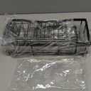 EUDELE Adhesive Shower Caddy, 5 Pack Rustproof Stainless Steel Bath Organizers With Large Capacity, No Drilling Shelves for Bathroom Storage & Home Decor (Black)