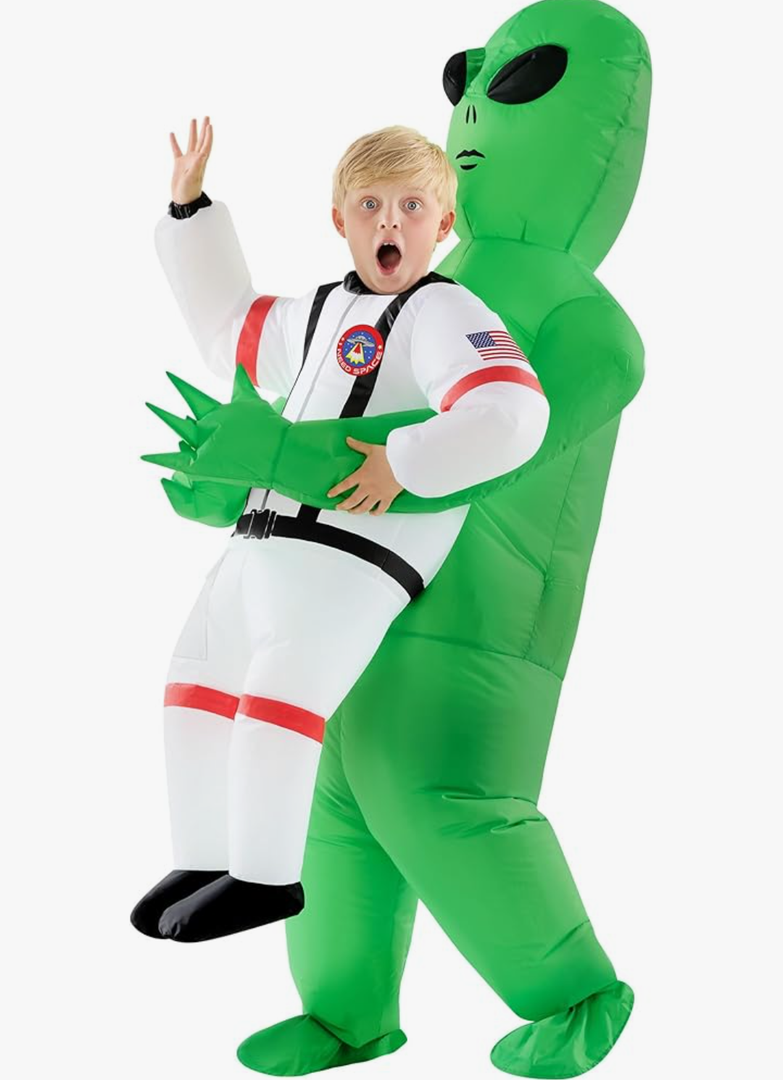 Morph Inflatable Alien Abduction Costume for Kids - Perfect for Halloween & Parties