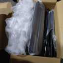 LOKEME Wardrobe Closet, Portable Closet for Bedroom Steel Pipe Diameter 19mm Strong and Sturdy Black Portable Closets for Hanging Clothes with 3 Hanging rods, 6 Storage Shelves and Side Pockets