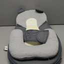 Rootling Baby Feeding Pillow, Anti Overflow Feeding Pillow for Reducing Spit-Up, Safety Nursing Pillow, Baby Lounger Reflux Wedge Breastfeeding, Removable top and Bottom (Gray, Small)