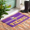 Team Sports America NFL Entrance Doormat | 28 x 16 Inches | Embossed Cross Hatch | Non - Slip Backing | Indoor and Outdoor Home Dcor (Minnesota Vikings)