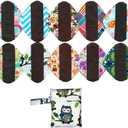 10PCS 8 Inch Reusable Washable Menstrual Pads Sanitary Pads Panty Liner