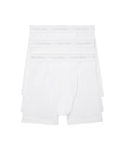 Calvin Klein Men's Cotton Classics 3-pack Boxer Brief, 3 White, L