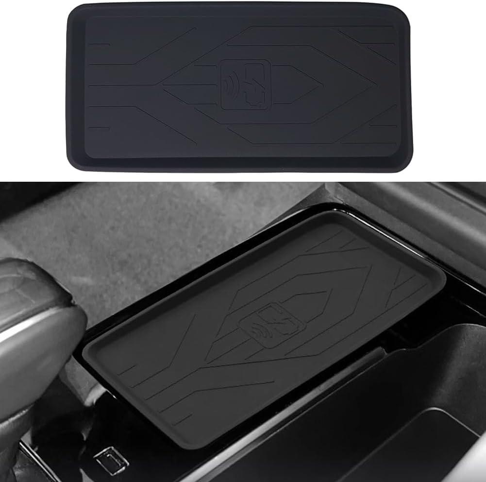 Kolya Compatible with 2025 2026 Toyota Camry Accessories Center Console Wireless Charging Anti-Slip Mat Protective Pad (North American Version)