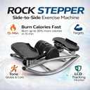 Lhanel Rock Stepper, Lhanel Stepper, Side-to-Side Exercise Machine,Burn Fat Faster in 15 Minutes, with Digital Display & Anti-Slip Mat