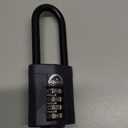 Squire Heavy Duty Padlock (CP50/2.5) - Toughest Extra Long Shackle - 4 Wheel Combination Padlock - Alloy Steel for Corrosion Resistance - Weatherproof Lock for Home, School & Shed (Blue, 50 mm)