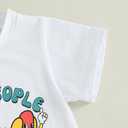 Canis Toddler Boys Girls 4th of July T-Shirt We The People Like to Party Independence Memorial Day Short Sleeve Shirt (1-2T,White Party) (White)