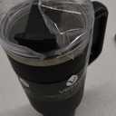 40 oz Stainless Steel Tumblers with Handle, Spill-proof Lid and Straw, Double-Walled Insulated, BPA-Free, Perfect for Hot and Cold Drinks, Black