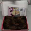 NOSTALGIA Brown Wear and Go Glueless Wigs Pre Plucked Pre Cut for Beginners Synthetic Lace Front Wigs For Woman Long Layered Straight 3 Seconds to Wear (24 Inch)