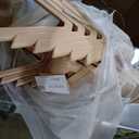 Flash Furniture Adjustable Classroom Activity Table with 6 Stackable Chairs, Rectangular Plastic Activity Table for Kids, 24" W x 48" L, Natural