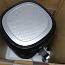 Gourmia Air Fryer - 4 Qt Capacity, FryForce360, Digital Display with 8 Presets, Roast, Bake, Broil, Dehydrate, Dishwasher Safe Accessories, Compact, Black