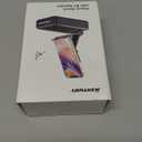 Cell Phone Stand with Wireless Bluetooth Speaker and Anti-Slip Base HD Surround Sound Perfect for Home and Outdoors with Bluetooth Speaker for Desk Compatible with iPhone/ipad/Samsung Galaxy (Black)