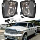 LABLT Driving Fog Lamps Assembly Replacement for RAM 1500 2013 2014 2015 2016 2017 2018 Fog Lights Bumper Right Left Side Replacement for 68104821AC 68104820AC