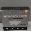 Heated Blanket Electric Blanket Throw - Fast Heating Blanket Throw Double Sided Sherpa Ultra Soft Cozy with 6 Heating Levels & 1-4 Hours Auto Off, Mashine Washable, 50 x 60 Inches, Sage