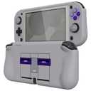 playvital ZealProtect Protective Case for Nintendo Switch Lite, Hard Shell Ergonomic Grip Cover for Nintendo Switch Lite w/Screen Protector & Thumb Grip Caps & Button Caps - Classics SNES Style