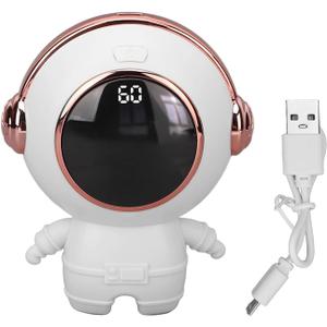 Mini Electric Hand Warmers Rechargeable, Fast Hot Hands Heater Pocket, Portable USB Digital Fast Heating Electric for Winter, Black and White (White)