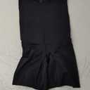 SHAPERX Shapewear for Women Tummy Control Open Bust Thigh Slimmer Body Shaper (Medium, Black-(underbust))