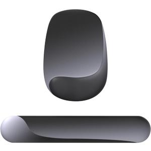 Wrist Rest for Keyboard and Mouse, Ergonomic Gel Computer Keyboard Wrist Rest with Memory Foam, Keyboard Wrist Support Pad for Long Hours of Work, Gaming, Studying-Relieve Wrist Pain (Black Suit)