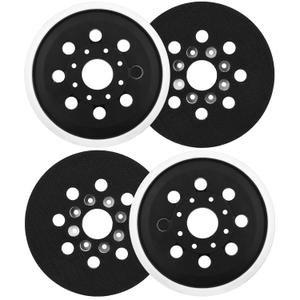 4PCS 5" Hook & Loop Replacement Sander Pad RS034 & RS035 Compatible with Bosch Random Orbital Sander ROS20 ROS20VS ROS20VSC ROS20VSK GEX12V GEX18V ROS10, 5 Inch 8 holes Hard Sand Backing Pad
