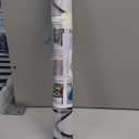 Window Privacy Film Stained Glass Frosted Glass, Static Cling Window Clings Retro Decorative for Bathroom, Home, Front Door Coverings UV Protection Heat Blocking, Minimalism Line, 16.93'' (78.74'' x 16.93'')