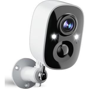 Security Cameras Wireless Outdoor, 2.5K WiFi Battery Powered Cameras for Home Security with AI Motion Detection, Color Night Vision, IP66 Weatherproof, 2-Way Audio, SD/Cloud Storage