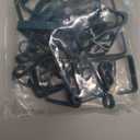 Ripeng 24 Pack Christmas Banister Light Clips for Garland Stockings 2.17 x 2.17 Inch Green Stair Railing Light Clips Banister Hooks for Xmas Holiday Decoration