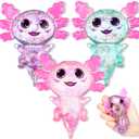 12 Pcs Axolotl Party Favors Stress Fidget Toy for Kids Sensory Stress Relief Squeeze Toys for Operation Christmas Classroom Exchange Prizes Party Supplies