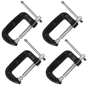 2 Inch C-Clamp Set, Heavy Duty Steel C Clamp Industrial Strength C Clamps for Woodworking, Welding, and Building (8Pcs)