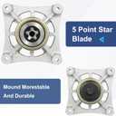 2 Pack 187292 192870 532187281 532187292 567253301 587819701 yth22v46 yth24v48 Spindle 187292 Mandrel Assembly 42" 46" 48" 54" Mower Deck Spindle Compatible with Husqvarna Craftsman Ariens Poulan Pro