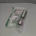 CIRCLE JOY Electric Pepper Grinder Stainless Steel Rechargeable Pepper Mill with External Adjustable Coarseness, 95ml Container and White LED Light, Silver