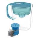 Reusable Water Filter for Brita-Style Pitcher & Dispenser - Activated Carbon for Brita Filter - Stainless Steel and Silicone Reusable Charcoal Filter with 6-Month Granules Supply