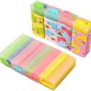 Dinosaur Pencil Erasers - 8 Pcs Cute Funny Rubber Erasers for Kid, Scented Erasers for Desk Pets Cool School Supplies Homework Rewards Prizes