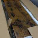 BAYKA Floating Shelves, 48 inches Long Wall Mounted Rustic Wood Shelves for Bathroom, Bedroom, Living Room, Kitchen, Office, Hanging Shelf for Books/Storage/Decor(Rustic Brown,Set of 2)