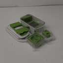 Mueller Pro-Series All-in-One, 12 Blade Mandoline Slicer for Kitchen, Food Chopper, Cucumber Slicer and Spiralizer, Cutter, Dicer, Grater, Gifts for Mom, Kitchen Essentials, White Sand/Green