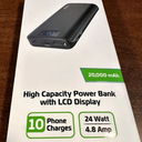 ZGEAR 20,000 mAh High Capacity Power Bank With LCD Display