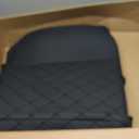 TAIKOO Seat Back Protector + Large Capacity Pocket Storage Organizer,Preventing the Impact of Children Stepping on the Seat Backrest (Black)
