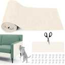 Cat Scratching Mat, 118" x 15.8" Self-Adhesive Trimmable Cat Scratching Carpet Mat with 20 Screws, DIY Cat Scratchers Furniture Protector for Indoor Cats, Couch, Wall and Cat Tree Shelves